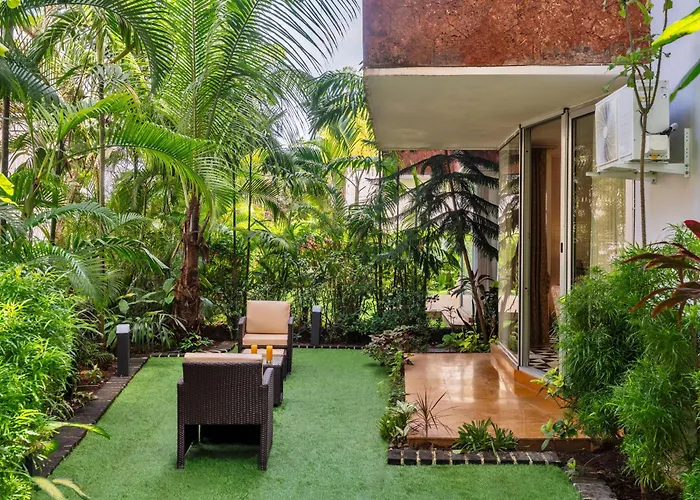 El Arbol By The Blue Kite With Kitchen, Wifi, Security,10 Mins To Candolim Beach & 5 Mins To Casino