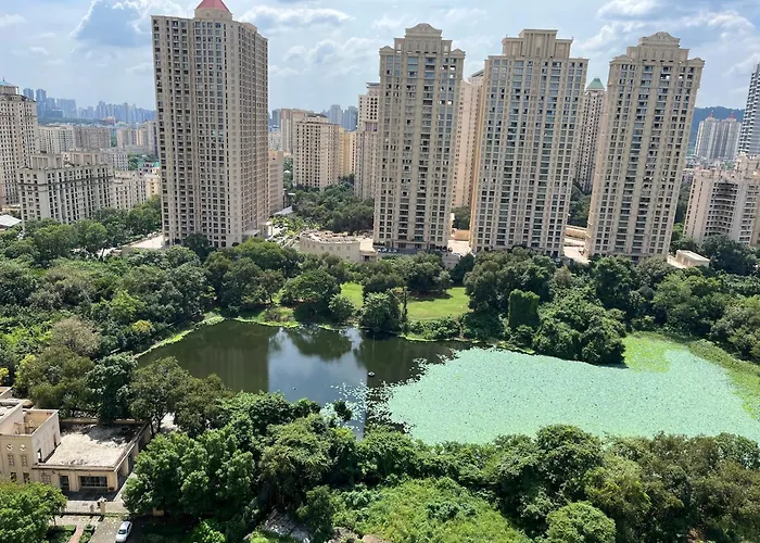 Lakefront Ac Balcony Lakeview Studio Apartment At Hiranandani Estate, Thane