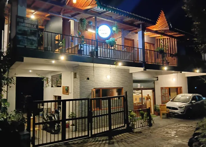 The Wooden Umbrella Near Kaichi Dhaam