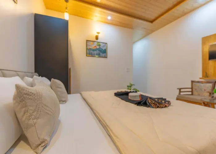 Dusk Vibes Near Mall Roade Kasauli Entire 1-Bedroom With Private Balcony With Delicious Food