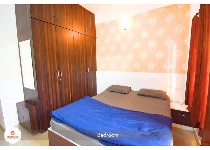 Staymazing-24 Hrs Check In & Out- 1,2 & 3 Bhk Ac Balcony Apartments At Manyata,Hebbal-30 Mins To Airport