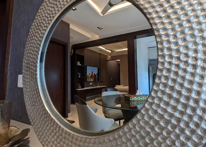 2Bhk Aurea Stays Luxury Living With Balcony Views Near Dn Regalia Mall Bhubaneswar