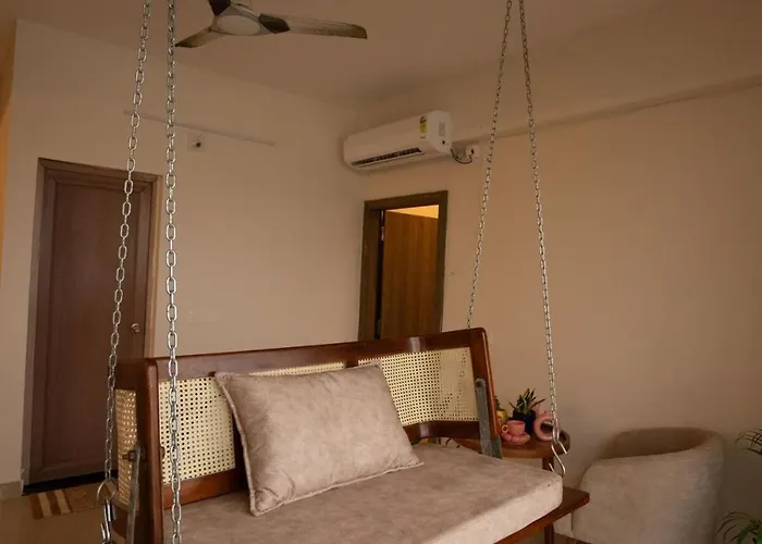 2Bhk Ira Stays Aesthetic Living With Balconyview